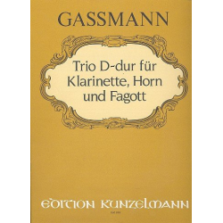 Trio D-Dur : für Klarinette in A, -Florian Leopold Gassmann
