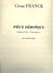 Pièce héroique : pour orgue -César Franck