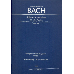 Johannespassion BWV245 (traditionelle Fassung 1739/1749) -Johann Sebastian Bach