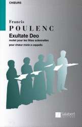 Exultate Deo : motet pour les fetes -Francis Poulenc