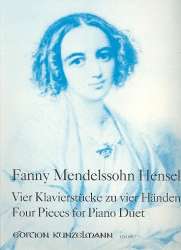 4 Stücke : für Klavier zu -Fanny Cecile Mendelssohn (Hensel)