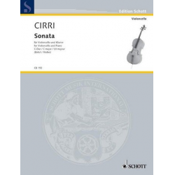Sonate C-Dur : für Violoncello und Klavier -Giovanni Battista Cirri