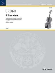 3 Sonaten op.27 : für 2 Violen -Antonio Bartolomeo Bruni