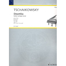 Dumka op.59 : für Klavier -Piotr Ilich Tchaikowsky (Pyotr Peter Ilyich Iljitsch Tschaikovsky)