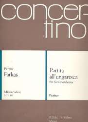Partita all ungaresca : -Ferenc Farkas / Arr.Wolfgang Fortner