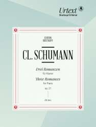 3 Romanzen op.21 : für Klavier -Clara Schumann