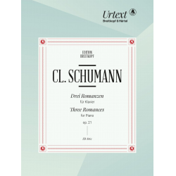 3 Romanzen op.21 : für Klavier -Clara Schumann