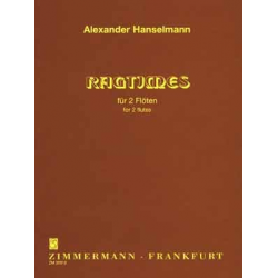 Ragtimes : für 2 Flöten -Alexander Hanselmann