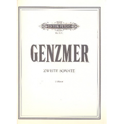Sonate Nr.2 : für 2 Flöten (1981) -Harald Genzmer