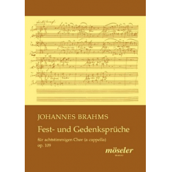 Fest- und Gedenksprüche op.109 -Johannes Brahms / Arr.Gottfried Wolters