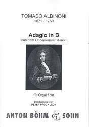 Adagio B-Dur für Oboe und Orchester : -Tomaso Albinoni