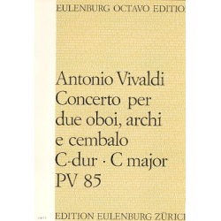 Konzert C-Dur PV85 für 2 Oboen, Streicher -Antonio Vivaldi
