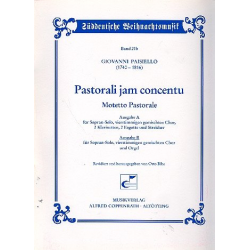 Pastorali jam concentu : Motetto -Giovanni Paisiello