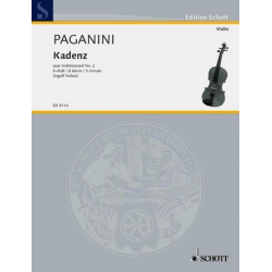 Kadenz zum Violinkonzert Nr. 2 : -Niccolo Paganini