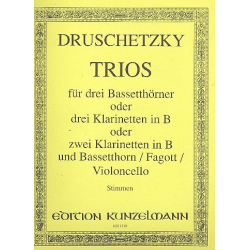 Trios : für 3 Bassetthörner -Georg Druschetzky