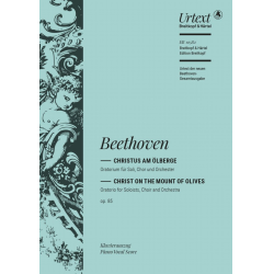 Christus am Ölberge op. 85 -Ludwig van Beethoven / Arr.Carl Reinecke