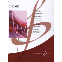 32 études d'après Ferling (Clarinet) -Cyrille Rose