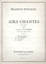 Air vif : für Sopran und Klavier (frz/en/dt) -Francis Poulenc