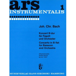 Konzert B-Dur für Fagott und Orchester -Johann Christian Bach