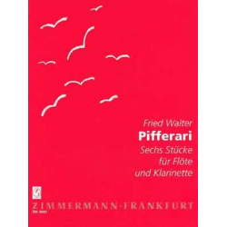 Pifferari : 6 Stücke für Flöte -Fried Walter
