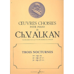 3 nocturnes op.22 et op.57 : -Charles Henri Valentin Alkan