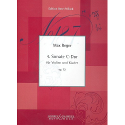 Sonate C-Dur op.72 : für Violine und -Max Reger