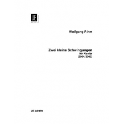 Zwei kleine Schwingungen : für Klavier -Wolfgang Rihm
