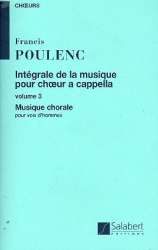 Integrale de la musique pour choeur -Francis Poulenc