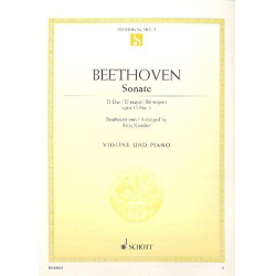 Sonate D-Dur op.12,1 : -Ludwig van Beethoven / Arr.Fritz Kreisler