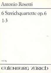 6 Streichquartette op.6 Nr.1-3 -Francesco Antonio Rosetti (Rößler)