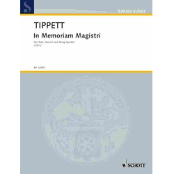 In memoriam Magistri : für Flöte, Klarinette und -Michael Tippett
