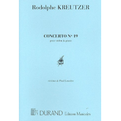 Konzert Nr.19 : für Violine und Klavier -Rodolphe Kreutzer