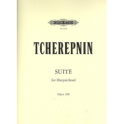 Suite op.100 : for harpsichord -Alexander Tcherepnin / Tscherepnin