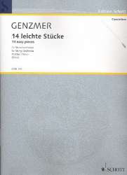 14 leichte Stücke : für Streichorchester -Harald Genzmer