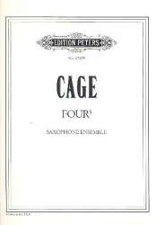 Four 5 : for 4 saxophones (SATB) -John Cage