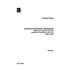 Canticum novissimi testamenti : für -Luciano Berio