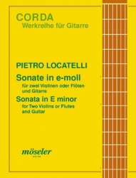 Sonate e-Moll op.5,2 : für 2 Violinen - Pietro Locatelli