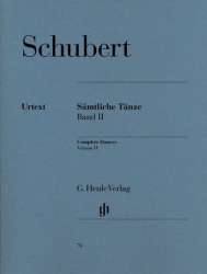 Sämtliche Tänze : Für Klavier Band 2 -Franz Schubert