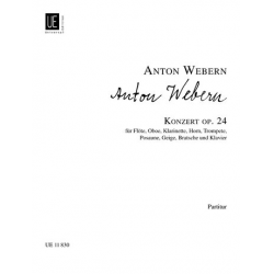 Konzert op.24 : für 9 Instrumente -Anton von Webern