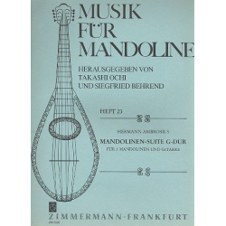 Mandolinensuite G-Dur : für -Hermann Ambrosius