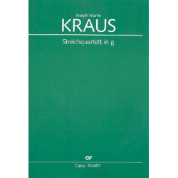 Streichquartett g-Moll Nr.7 op.1,3 VB2 183 -Joseph Martin Kraus