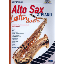 Latin Duets (+CD) for alto saxophone and piano -Diverse / Arr.Andrea Cappellari