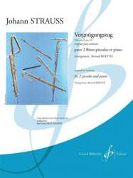 Vergnügungszug op.281 : pour 2 flutes piccolos -Johann Strauß / Strauss (Sohn)