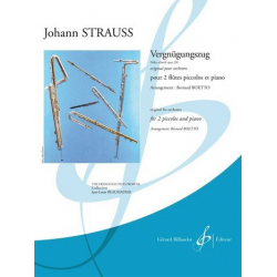 Vergnügungszug op.281 : pour 2 flutes piccolos -Johann Strauß / Strauss (Sohn)