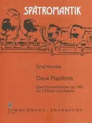 2 Papillons op.165 : für 2 Flöten - Emil Kronke
