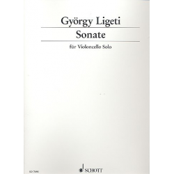 Sonate : für Violoncello solo -György Ligeti