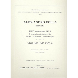 Duo concertant Nr.1 Es-Dur : -Alessandro Rolla