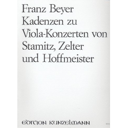 Kadenzen zu Viola-Konzerten von -Franz Beyer