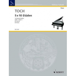 10 Konzertetüden op.55 Band 1 : -Ernst Toch