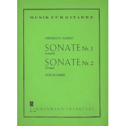 Sonate e-Moll Nr.1  und -Heinrich Albert
